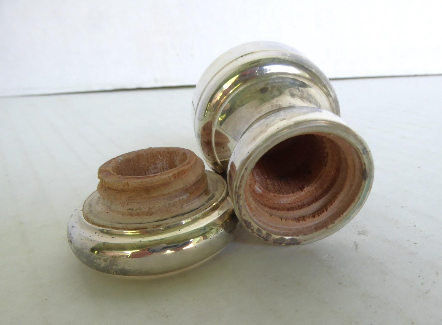 Groupe de 15 pièces en argent sterling vintage S/P Petites tasses à vodka caviar en vente 1