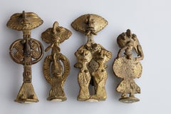 Grouping of Ashanti Bronze Figurines, Asante People, Ghana, 1970s
