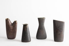 Grouping of Four Carl Auböck Brass Vases