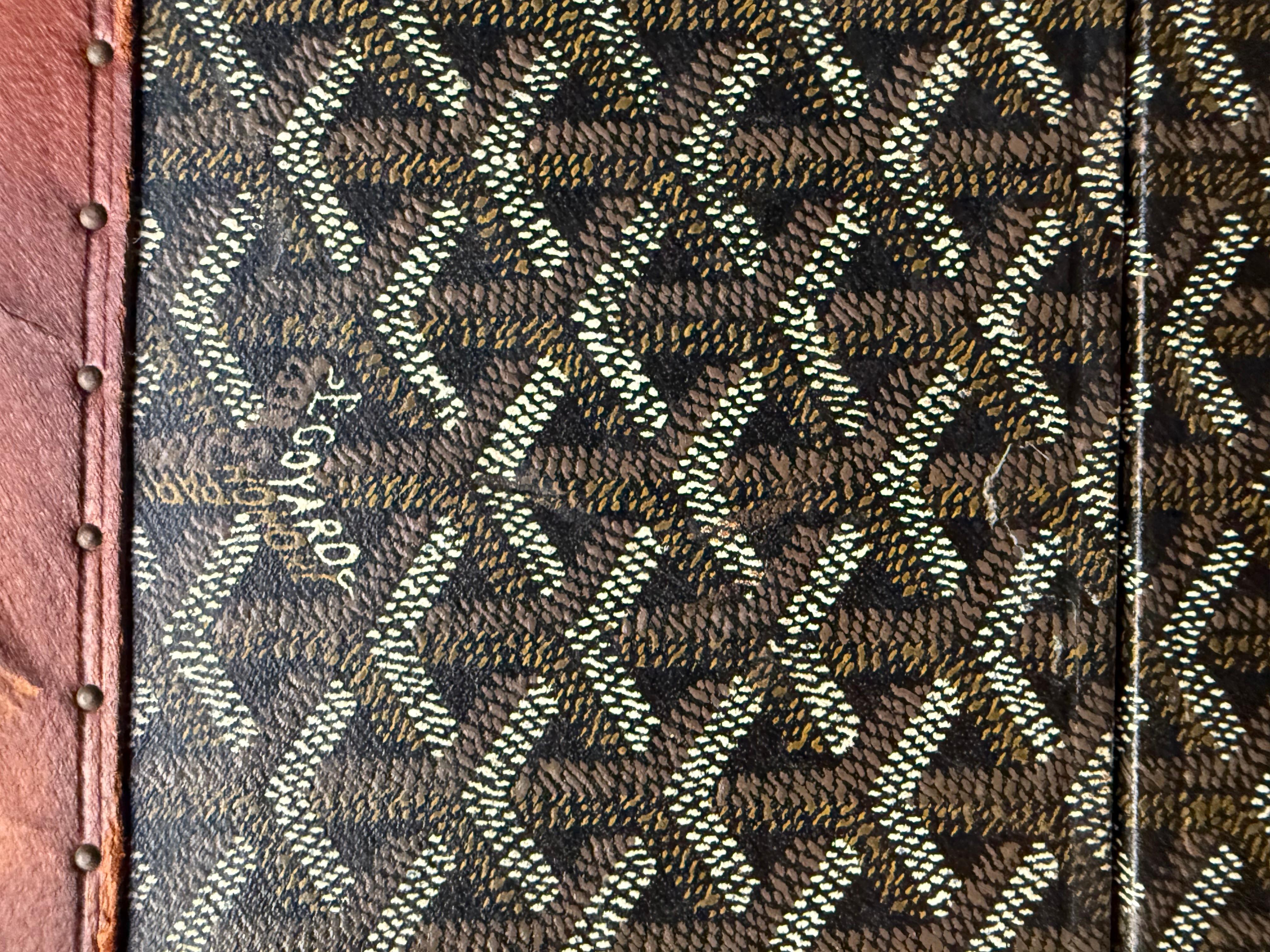Grouping of Three Rare Original Goyard Suitcases/Trunks For Sale 4