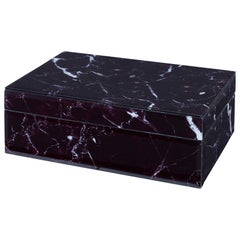 Grove Large Box in Black Glass by CuratedKravet