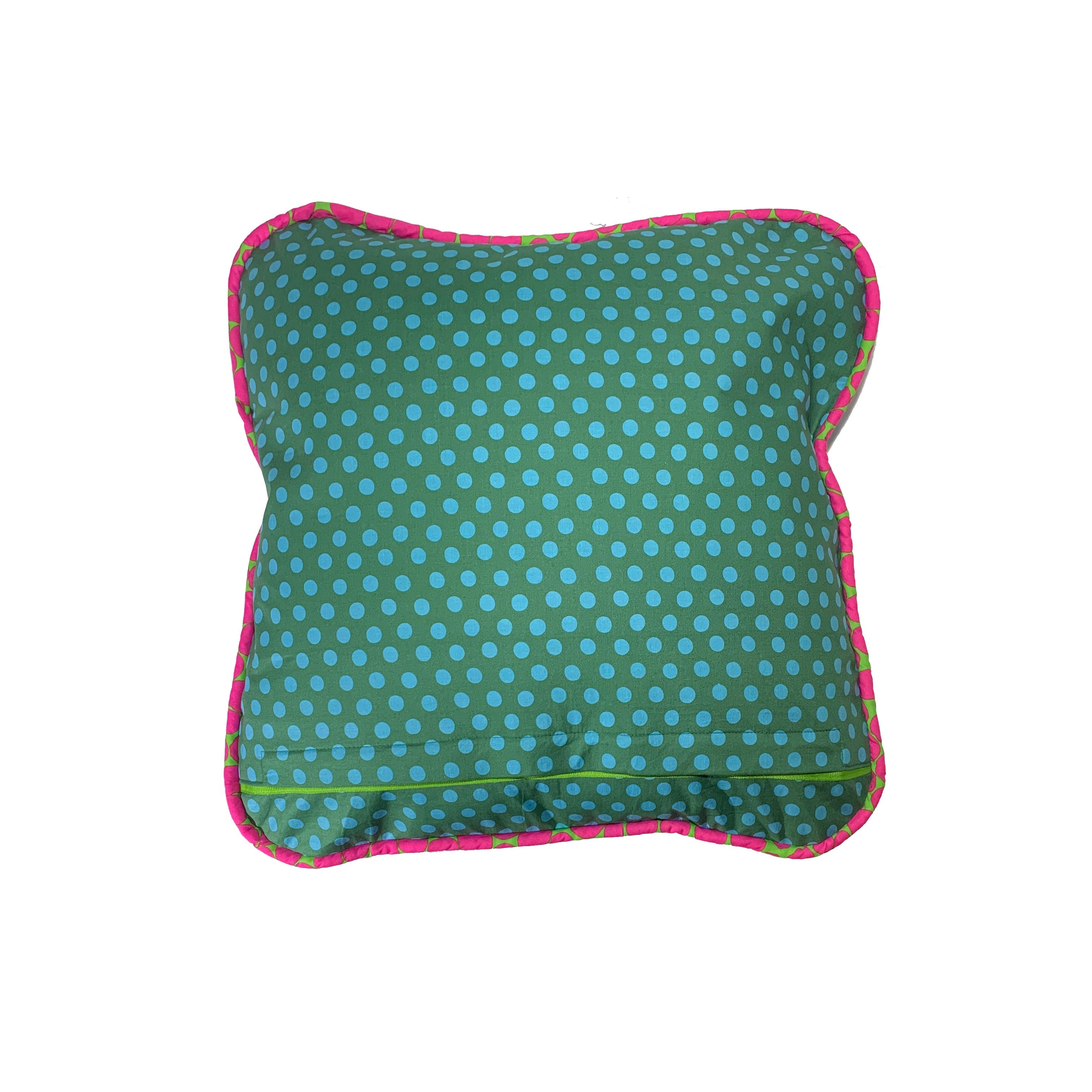 Cotton Growing Green Pillow For Sale