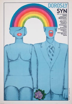Grown-Up Son (Vzroslyy syn) 1980 Polish B1 Film Poster, Maria Ihnatowicz