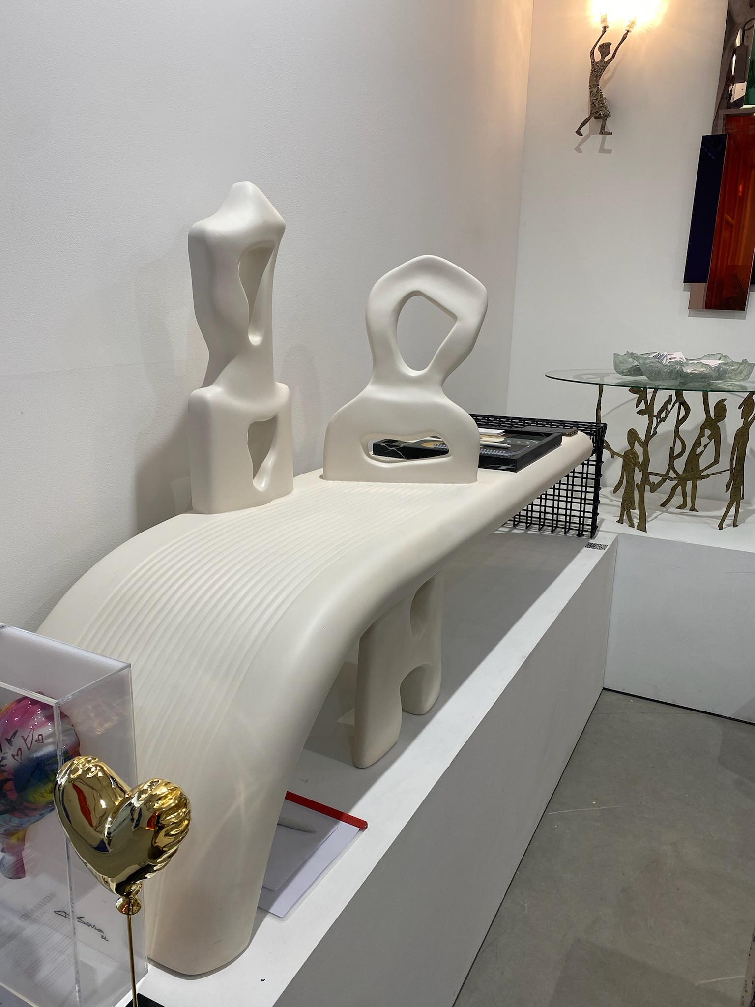 GROWTH - Polyester And Metal Bench For Sale 4
