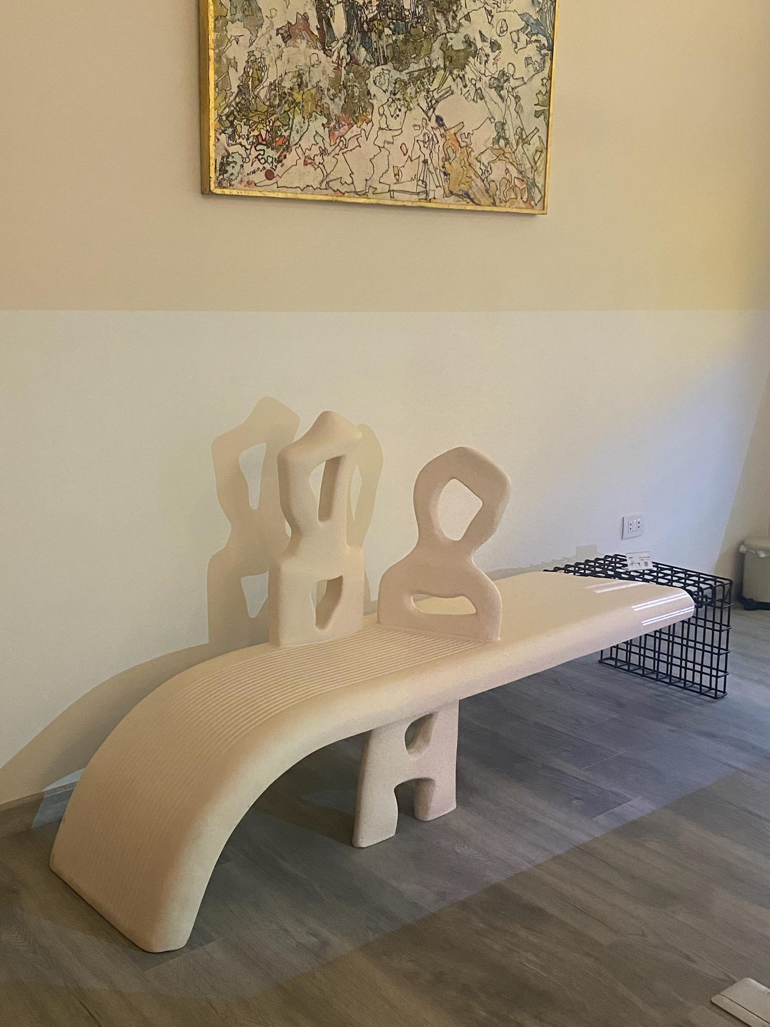 GROWTH - Polyester And Metal Bench For Sale 8