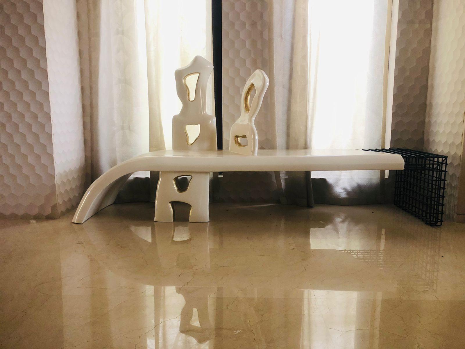 GROWTH - Polyester And Metal Bench For Sale 1