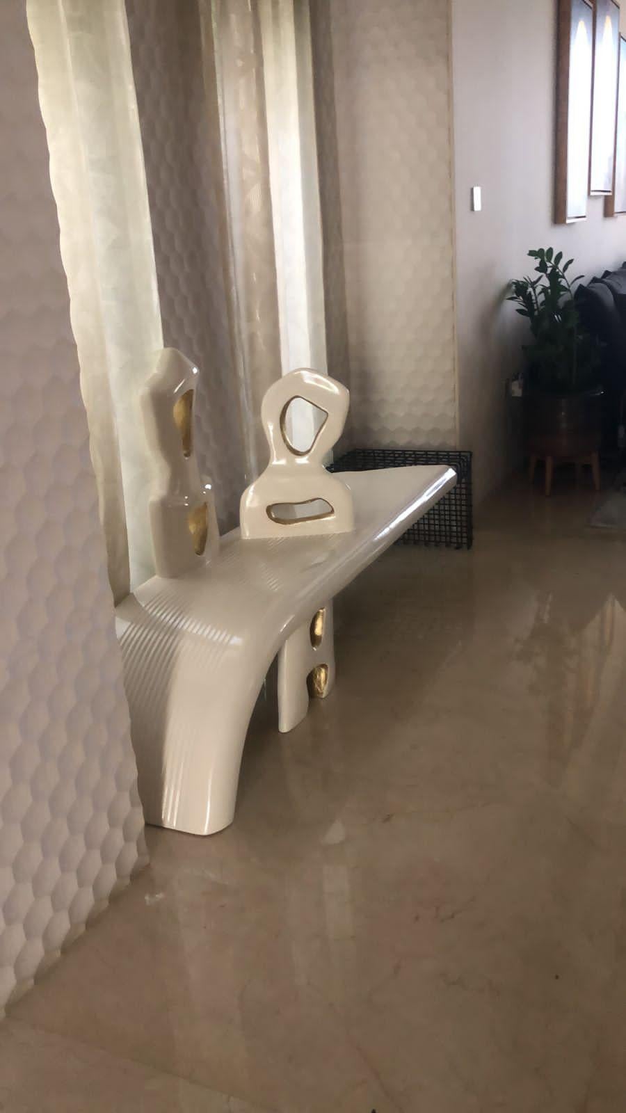 GROWTH - Polyester And Metal Bench For Sale 2