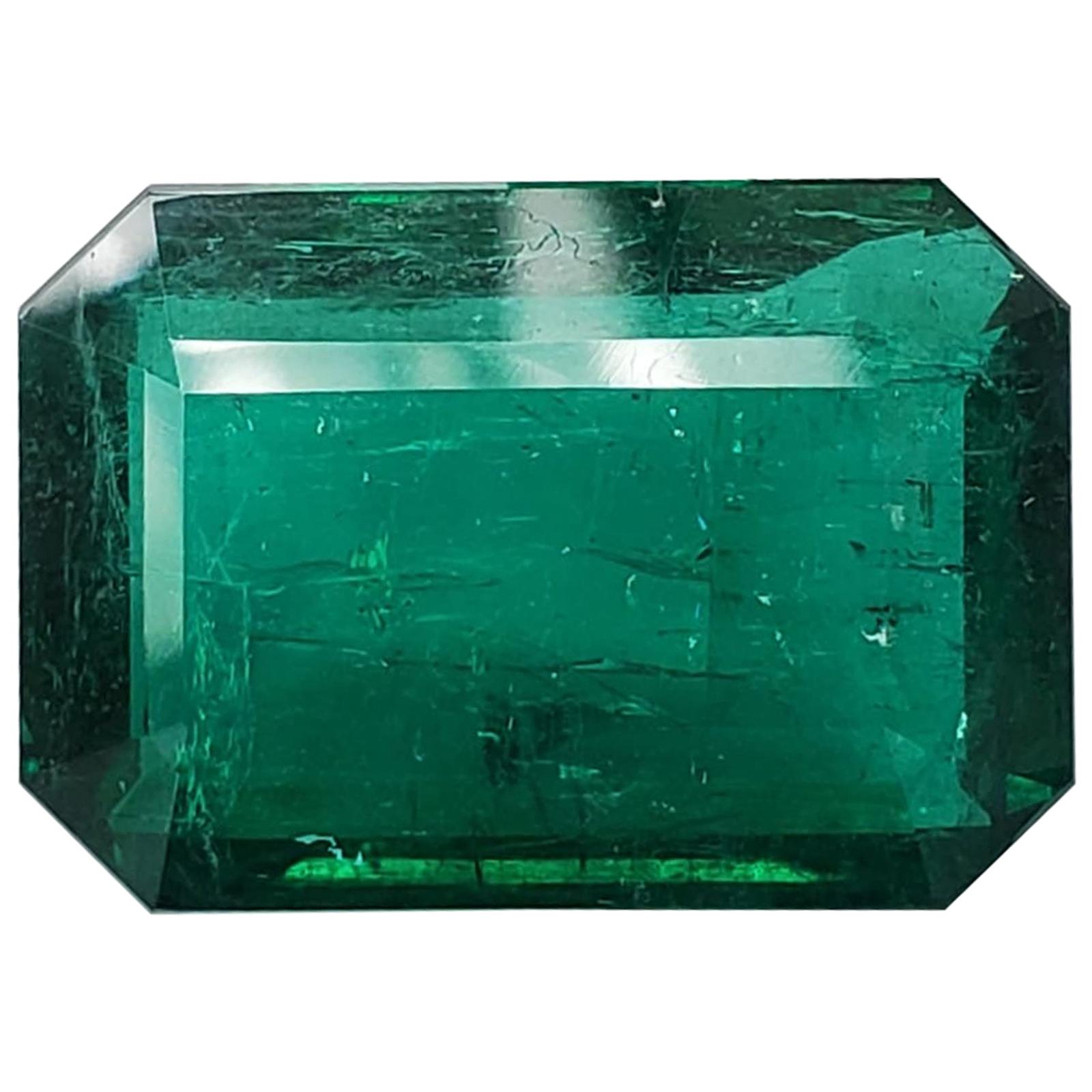 Takat 69.01 Cts. GRS 
C.Dunaigre Certified Zambian Vivid Green Emerald