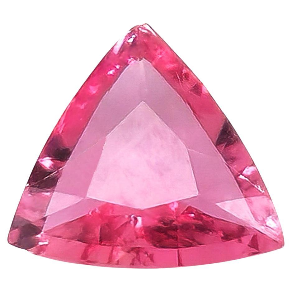 GRS Certified 0.46 Carat Orangy-Pink Padparadscha Sapphire, Unheated Sapphire