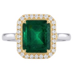 GRS Certified 10 Carat Emerald Made-to-Order Ring