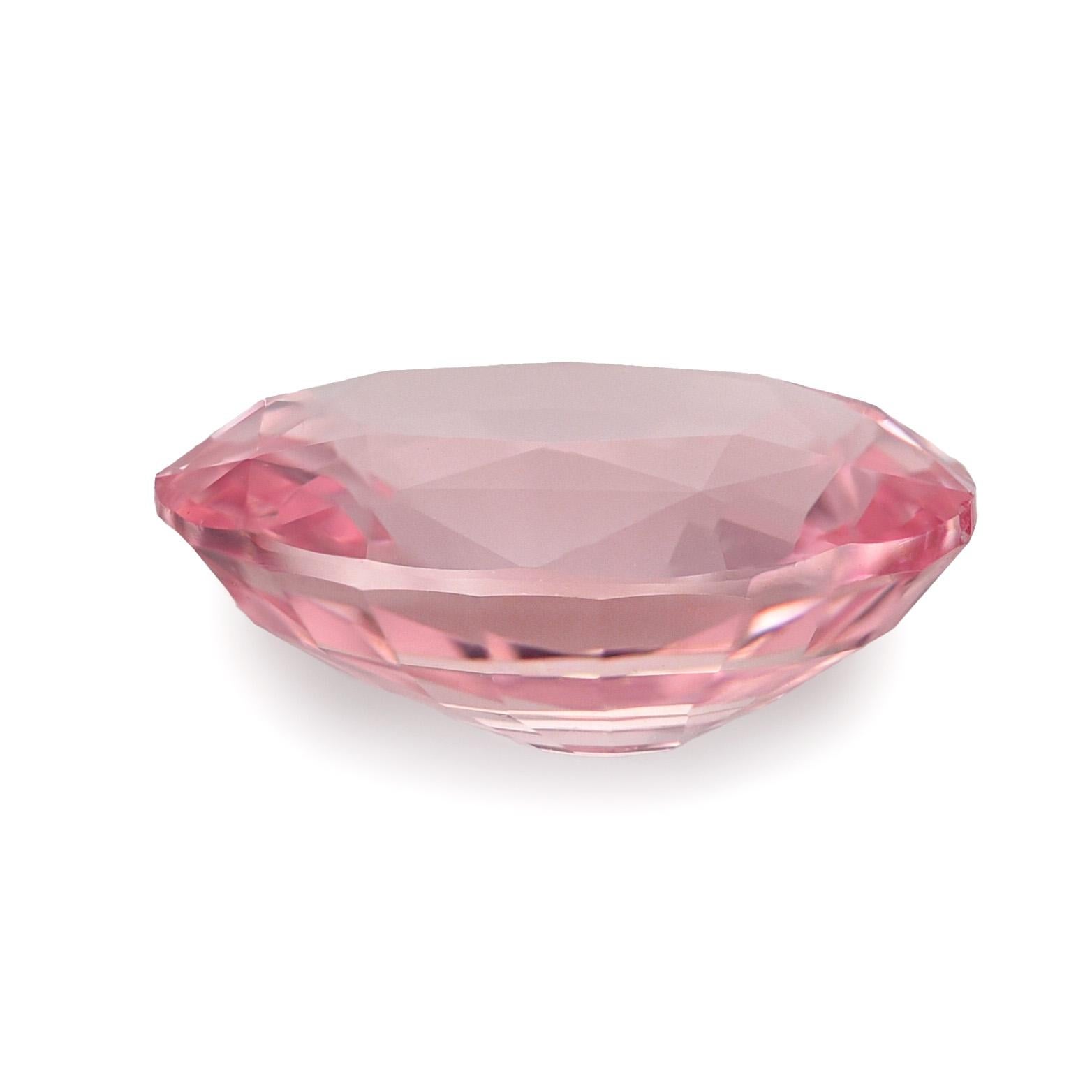 GRS Certified 1.07 Carats Unheated Orange-Pink Sapphire In New Condition For Sale In Los Angeles, CA