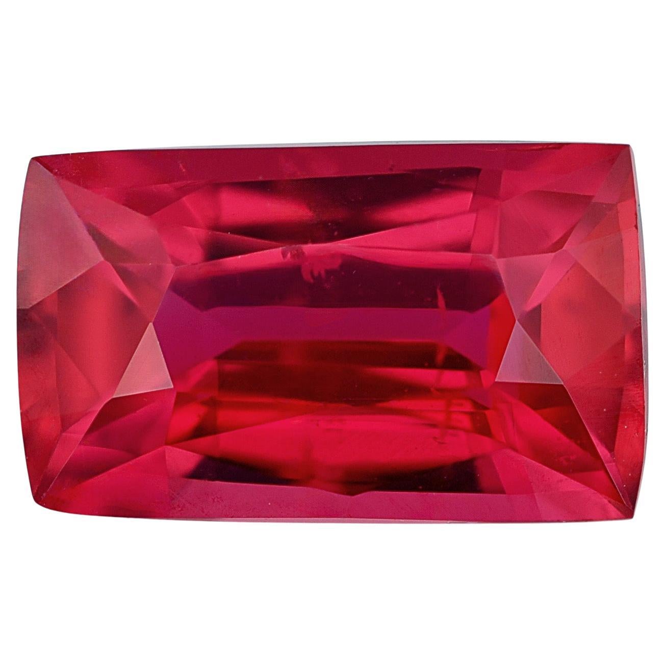 GRS Certified 1.12 Carats Unheated Mozambique Ruby