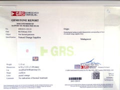 Natural Unheated Orange Sapphire Gemstone 1.13 carats / JupiterGem