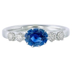 Sapphire Solitaire Rings