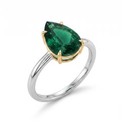 GRS Certified 12 Carat Emerald Made-to-Order Ring