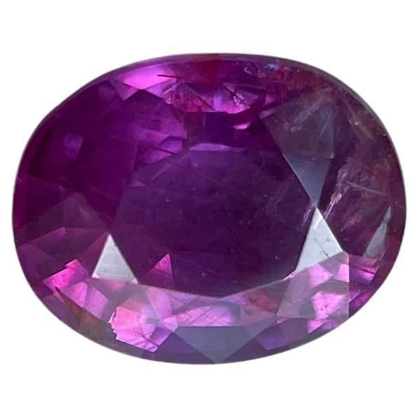 GRS certified 1.21Ct Burmese Unheated Ruby-Burma Ruby (6.86 x 5.53 x 3.65mm) For Sale