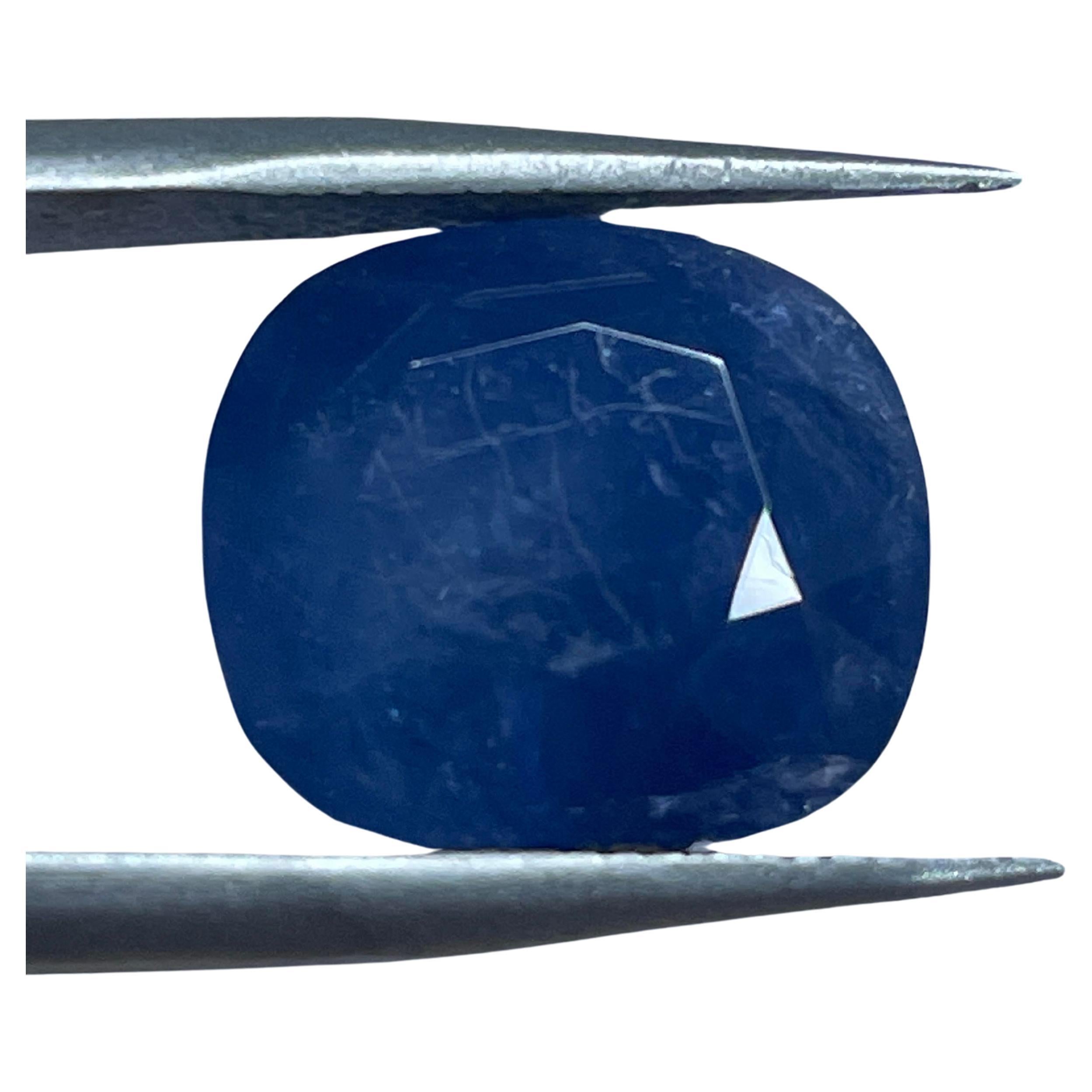 GRS Certified 12.68 Carat Blue Sapphire Untreated Loose Gem For Sale