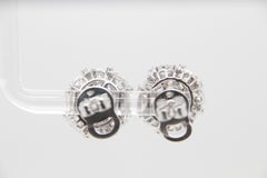 GRS Certified 1.47 Carat Pigeon Blood Burmese No Heat Ruby and Diamond Earring