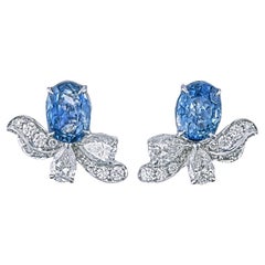 Sapphire Drop Earrings