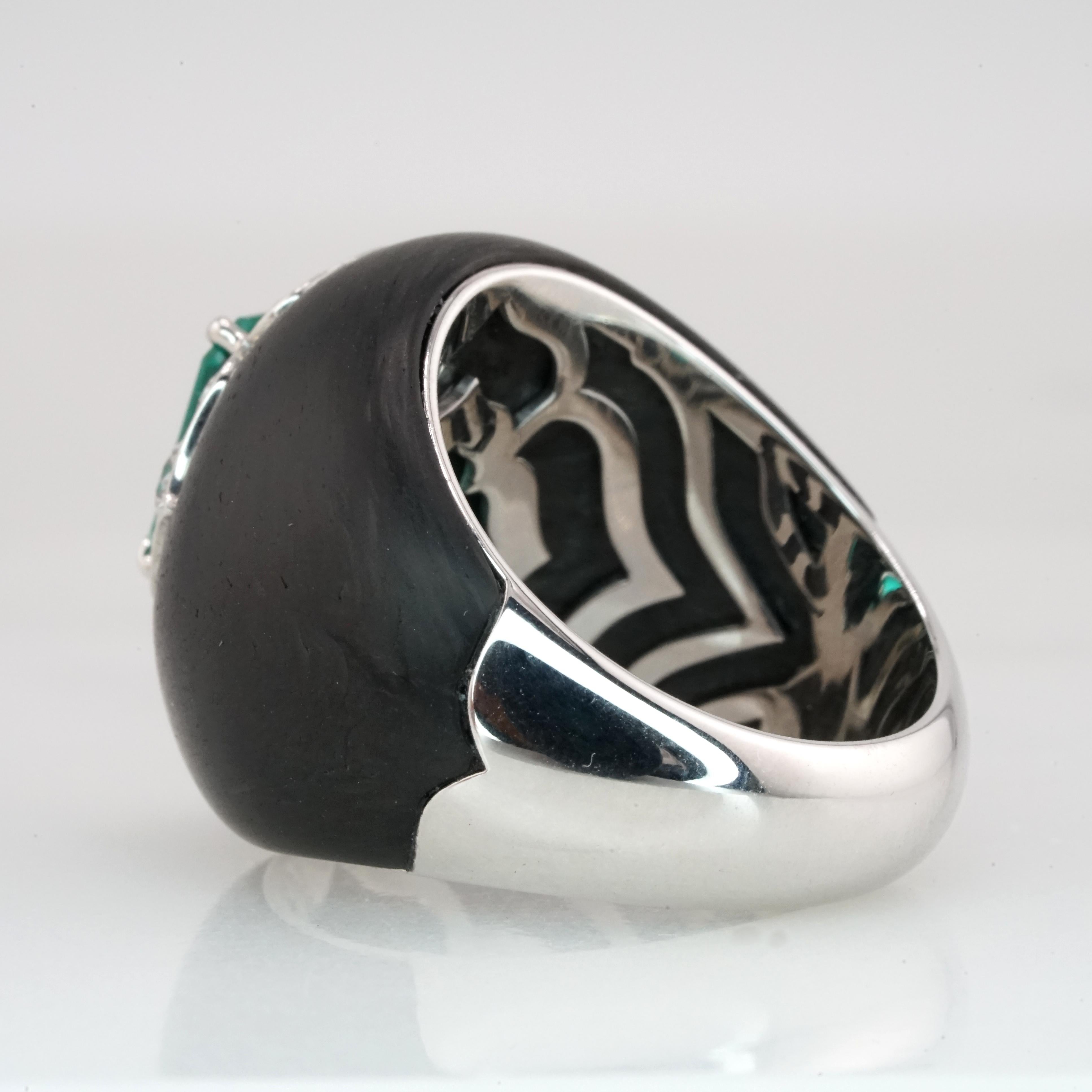 columbian emerald ring