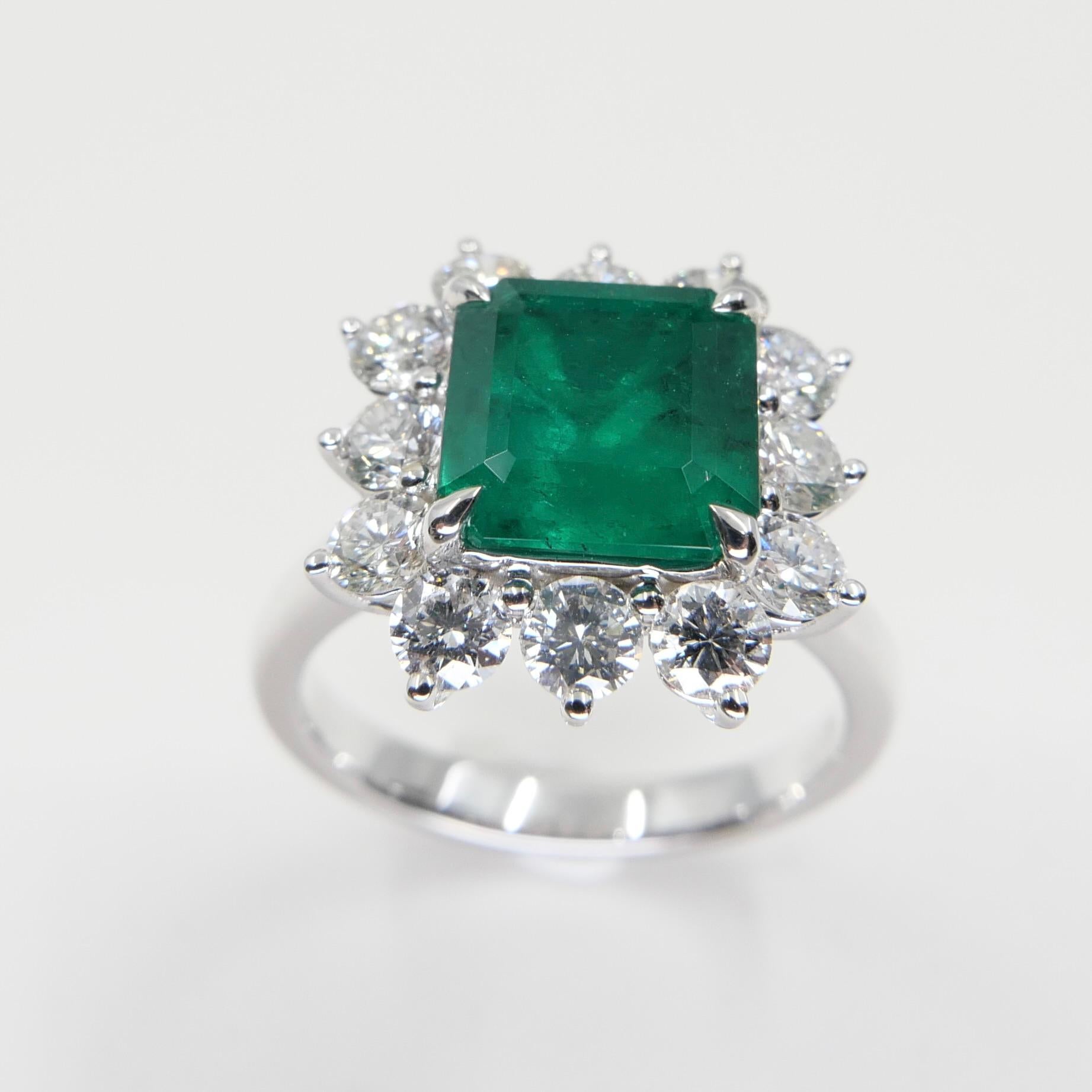 GRS Certified 2 Carat Columbian Muzo Green Emerald Ring With Special Appendix  3