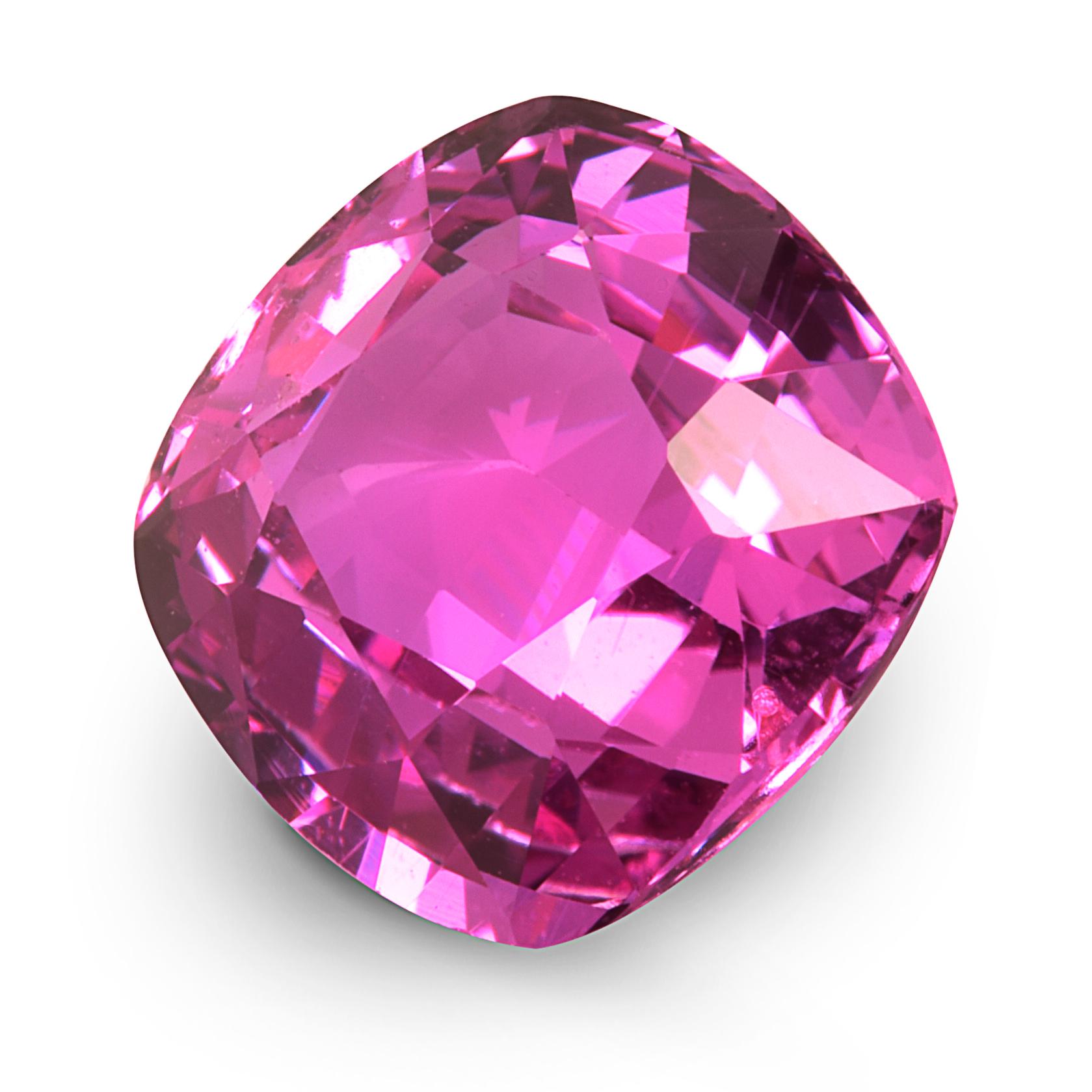 Mixed Cut GRS Certified 2.02 Carats Unheated Pink Sapphire  For Sale