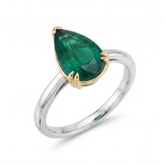 GRS Certified 21 Carat Emerald Ring Made-to-Order