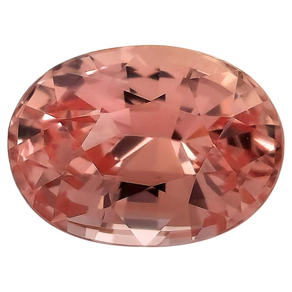 Orange Ruby Rocks Natural Unheated Orange Padparadscha Sapphire Stone 4.54 carats with ...