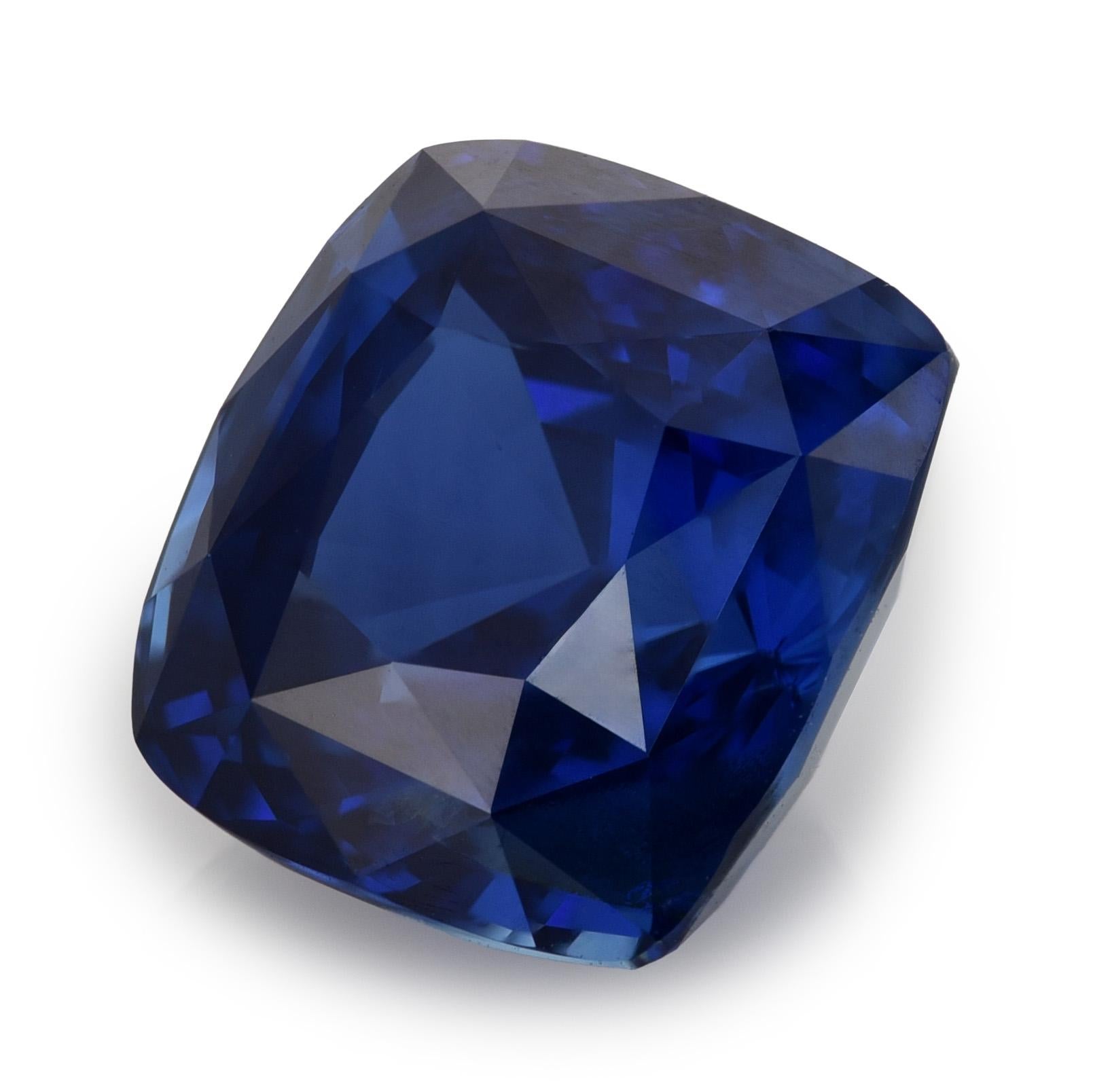 Mixed Cut GRS Certified 2.25 Carats Blue Sapphire For Sale