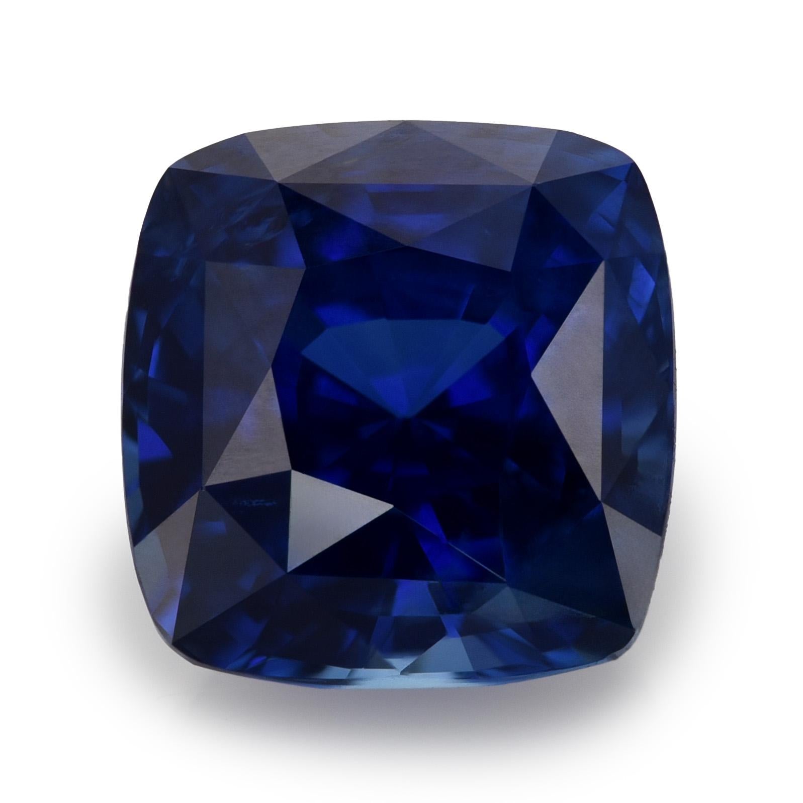 Women's or Men's GRS Certified 2.25 Carats Blue Sapphire For Sale