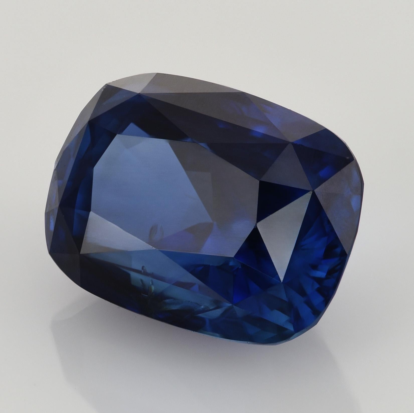 Mixed Cut GRS Certified 2.33 Carats Unheated Blue Sapphire For Sale