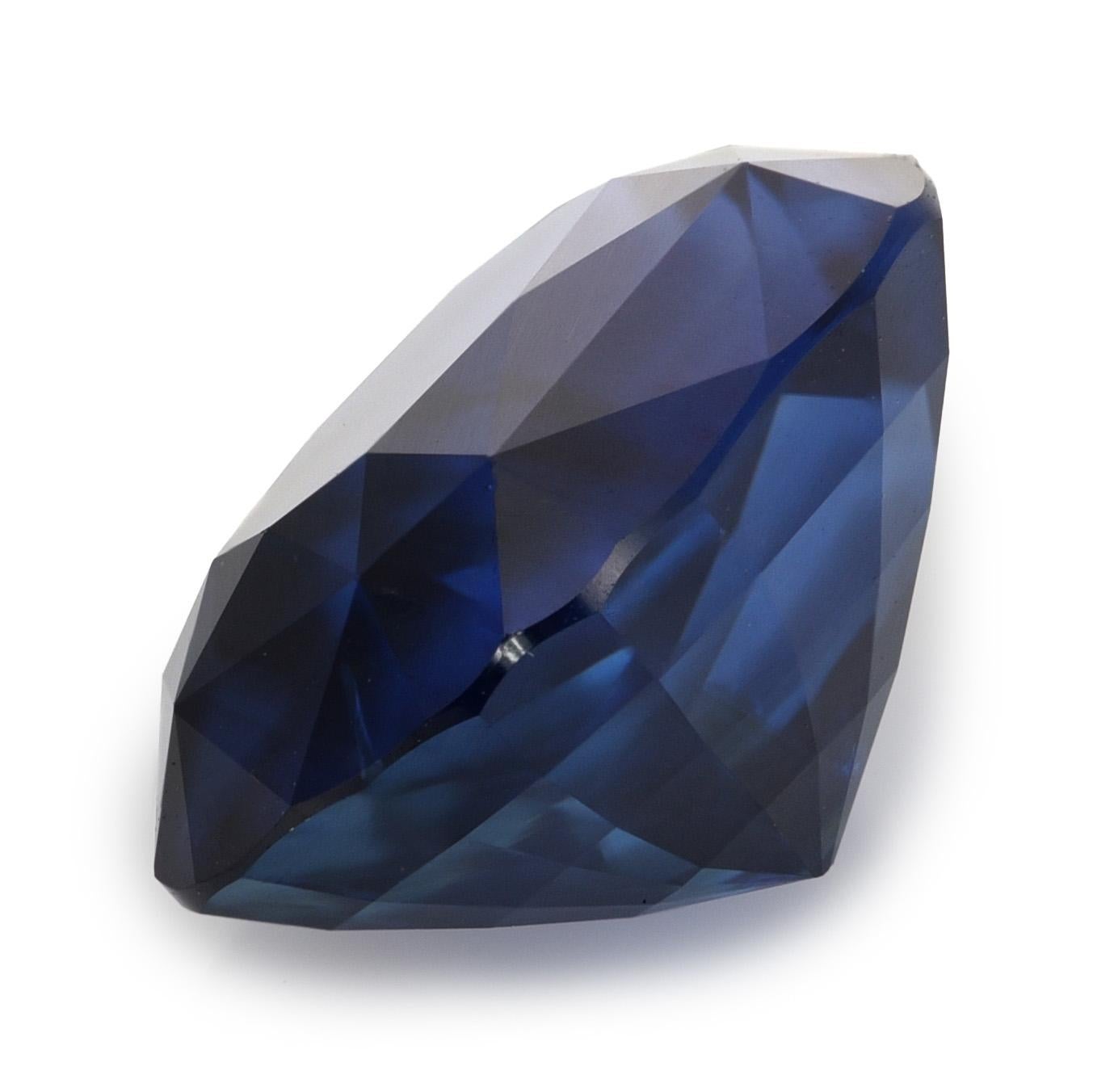 GRS Certified 2.33 Carats Unheated Blue Sapphire In New Condition For Sale In Los Angeles, CA