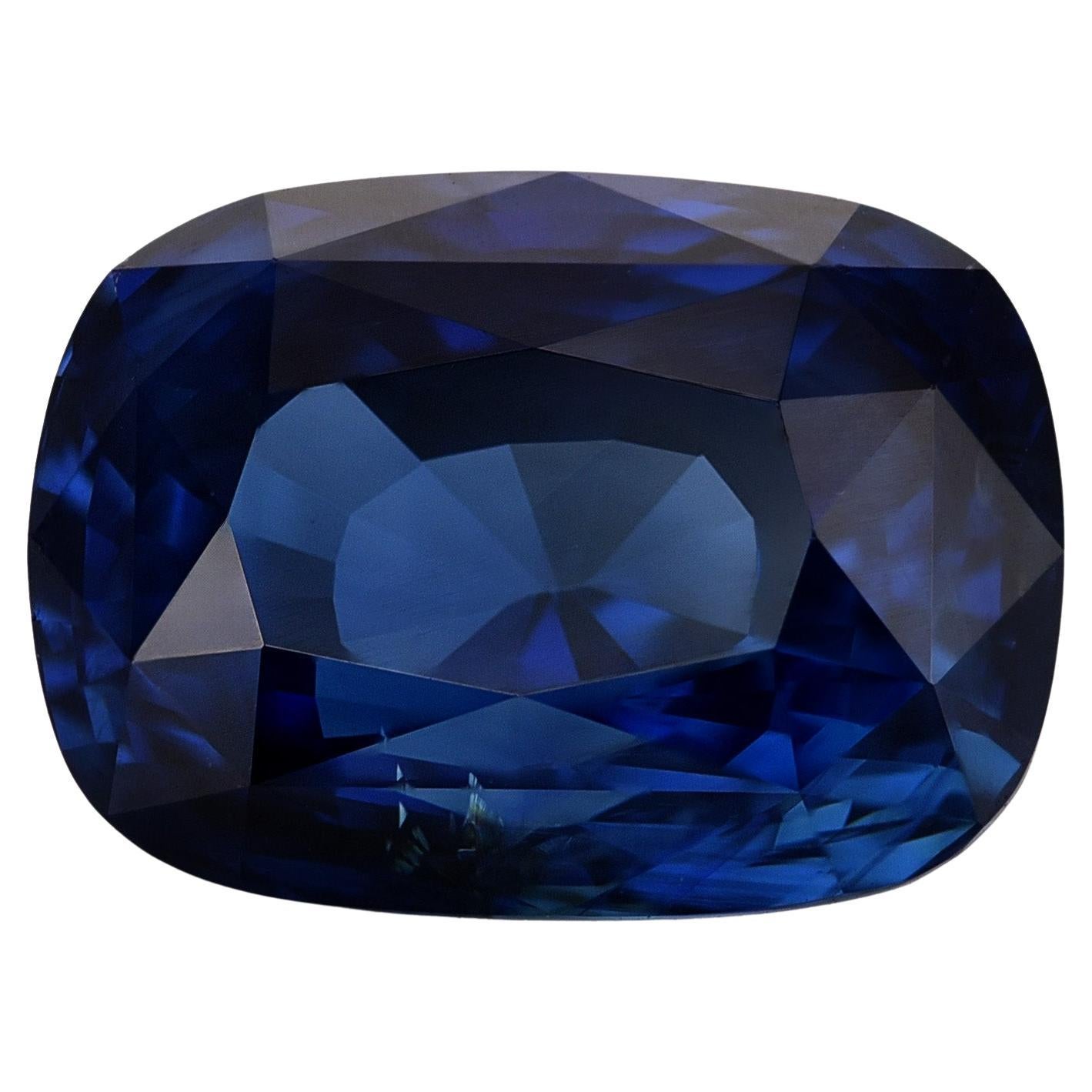 GRS Certified 2.33 Carats Unheated Blue Sapphire