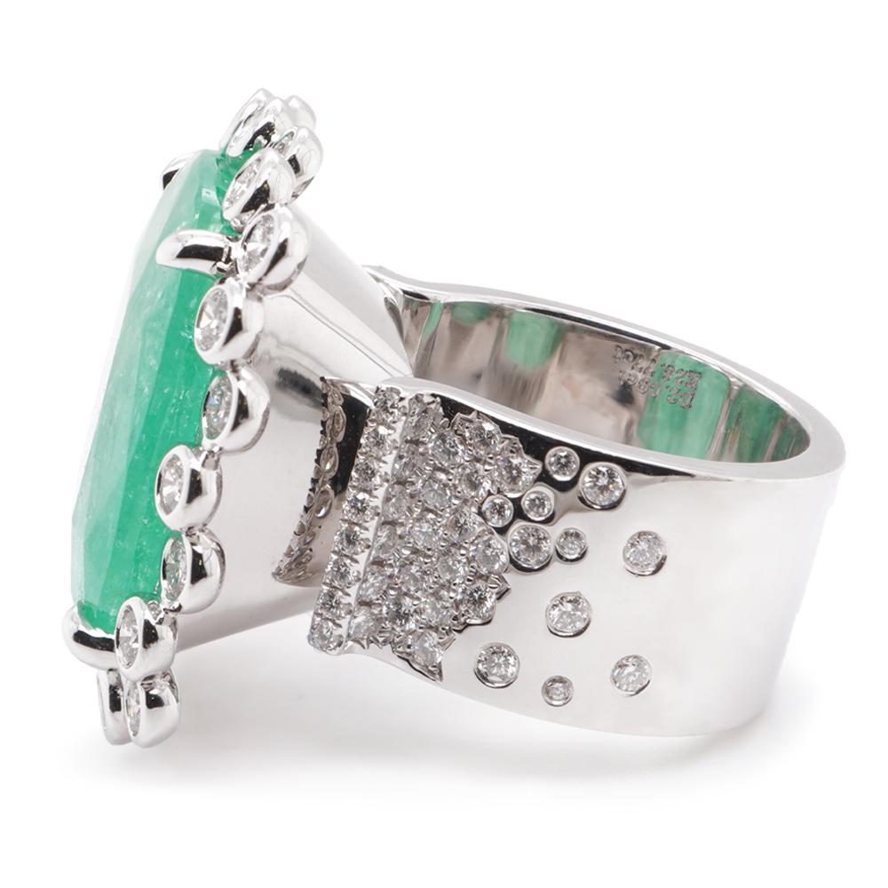 massive emerald ring