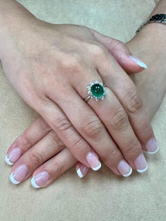 GRS Certified 2.72 Cts Columbian Minor Muzo Emerald Ring. Special Appendix