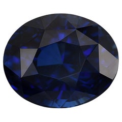 Saphir bleu certifié GRS de 2,73 carats