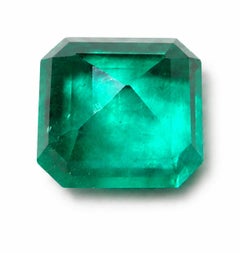 GRS-Certified 2.74 Ct Natural Colombian Green Emerald Insignificant Oil