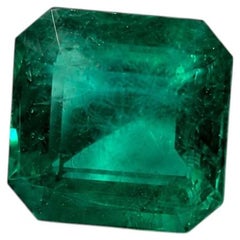 GRS-Certified 2.74 Ct Natural Colombian Green Emerald Insignificant Oil