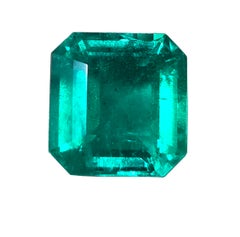 GRS-Certified 2.74 Ct Natural Colombian Green Emerald Insignificant Oil