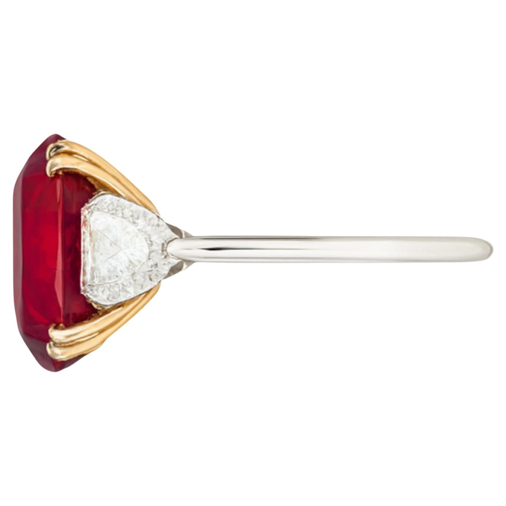 GRS zertifiziert 3.02 Karat Oval Mosambik lebendige rote Rubin Ring 

Ein prächtiges und zeitloses Stück, dieser Ring zeigt ein 3.02 Karat Oval, zertifiziert von GRS mit dem prestigeträchtigen Ursprung und lebendige rote Farbe Sammler suchen