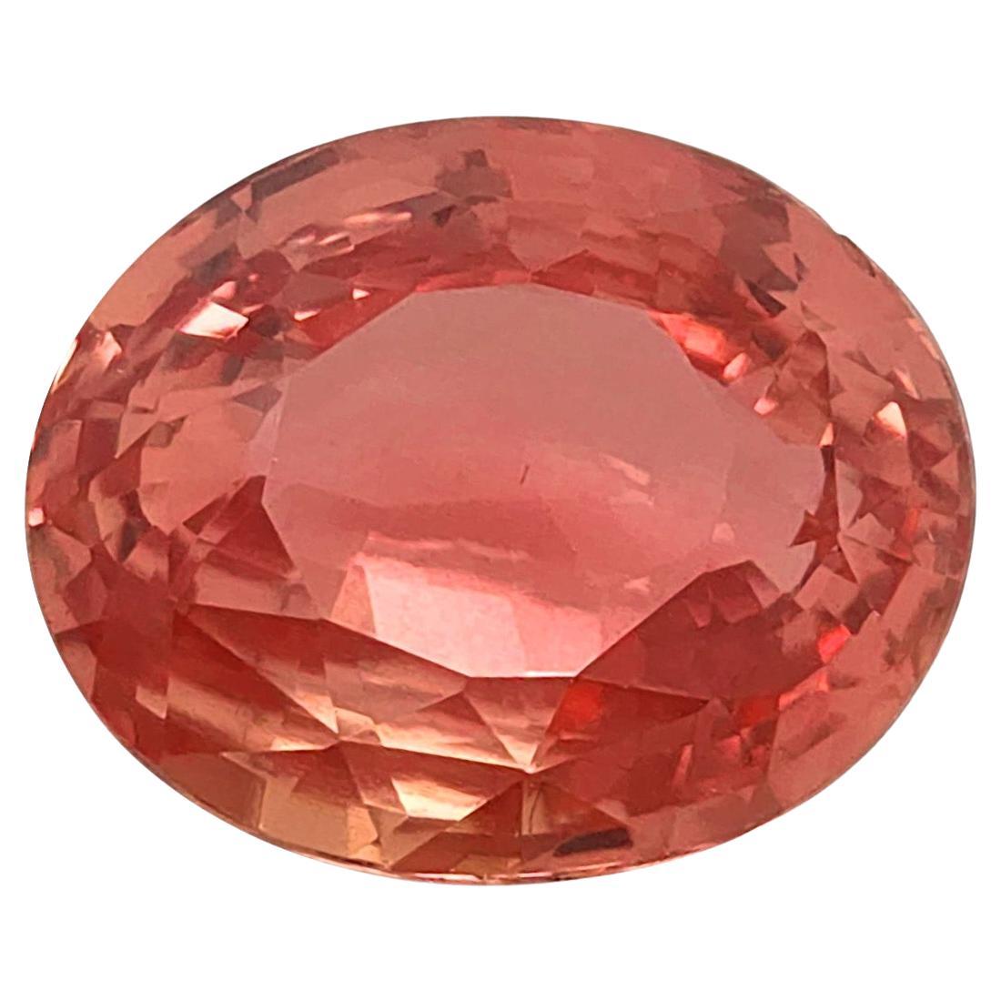 GRS Certified 3.01 Carat Natural Unheated Padparadscha Sapphire For Sale