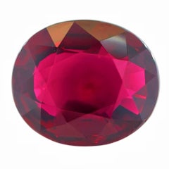 GRS Certified 3.01 Carat Natural Unheated Ruby Loose Stone in Pigeon Blood
