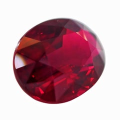 GRS Certified 3.03 Carat Natural Unheated Mozambique Ruby Loose Stone