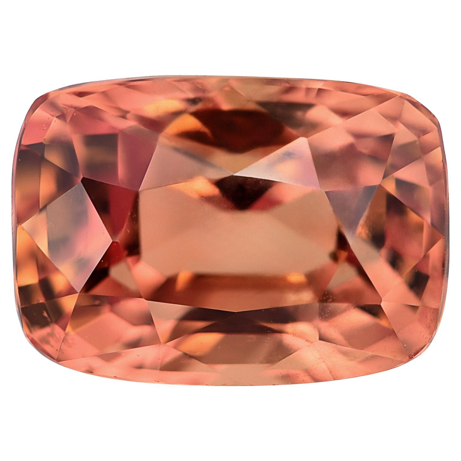 GRS Certified 3.07 Carats Padparadscha Sapphire