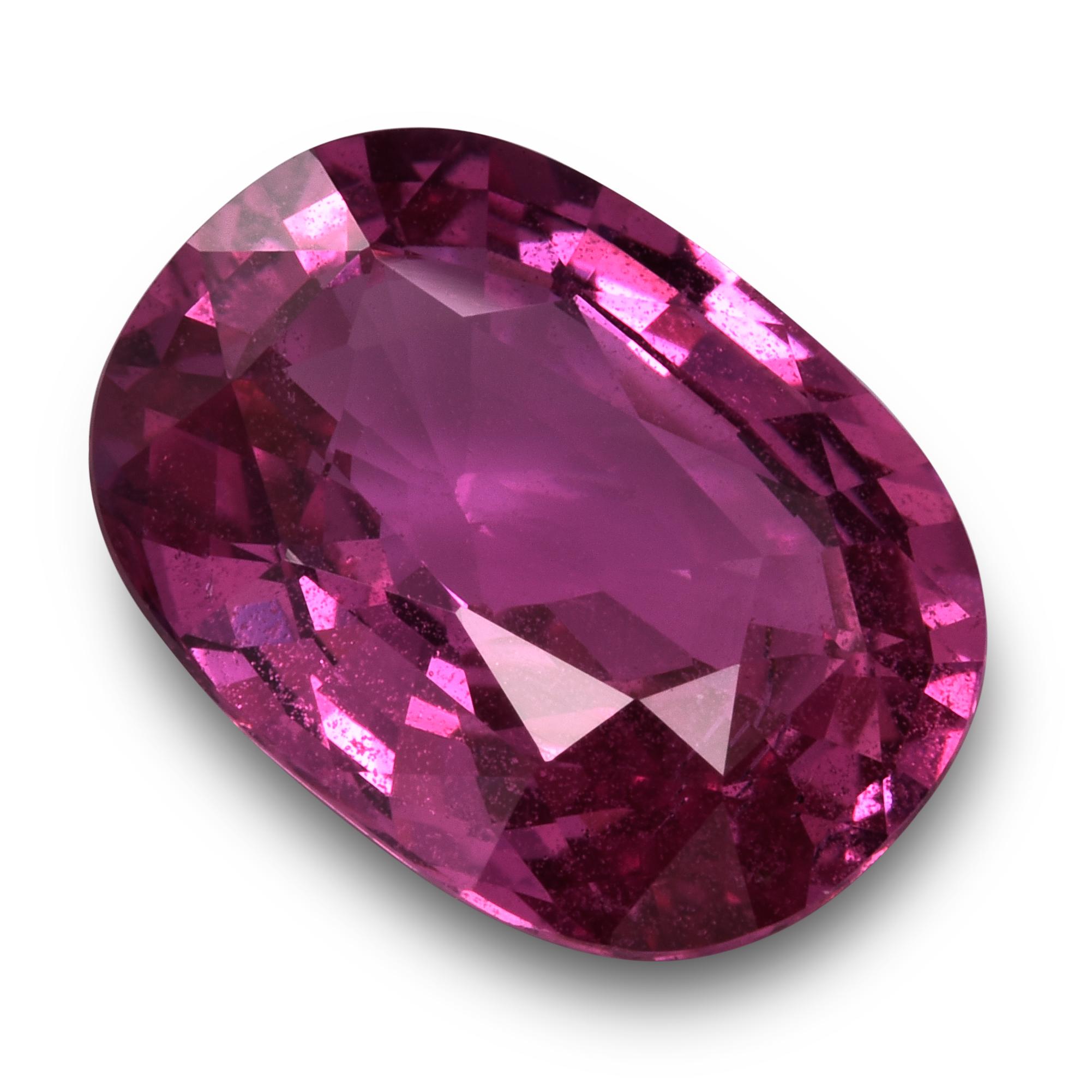 Mixed Cut GRS Certified 3.75 Carats Unheated Pink Sapphire 