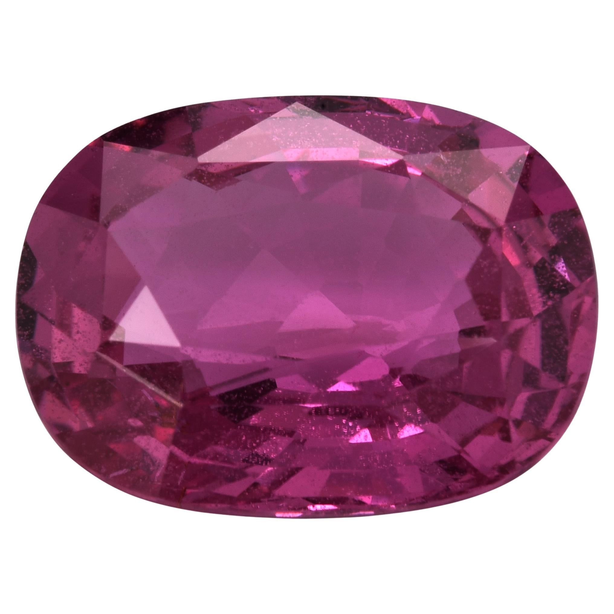 GRS Certified 3.75 Carats Unheated Pink Sapphire 