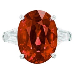 GRS-zertifizierter 4 Karat  Vivid Red Pigeon's Blood Ruby Ring