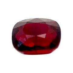 GRS Certified 4.11 Carats Ruby Cushion Shape