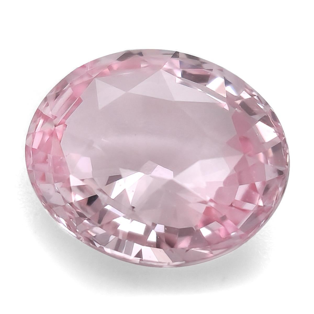 Brilliant Cut GRS Certified 4.54 Carat Natural Unheated Padparadscha Sapphire For Sale
