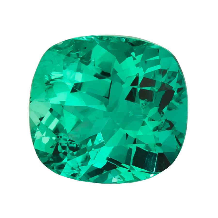 L'émeraude de 5 carats certifiée par la GIA est d'origine colombienne !

La couleur est le vert vif qui est la meilleure saturation, c'est une pierre très propre avec un excellent cristal.

La monture se compose de deux trapèzes incolores pesant